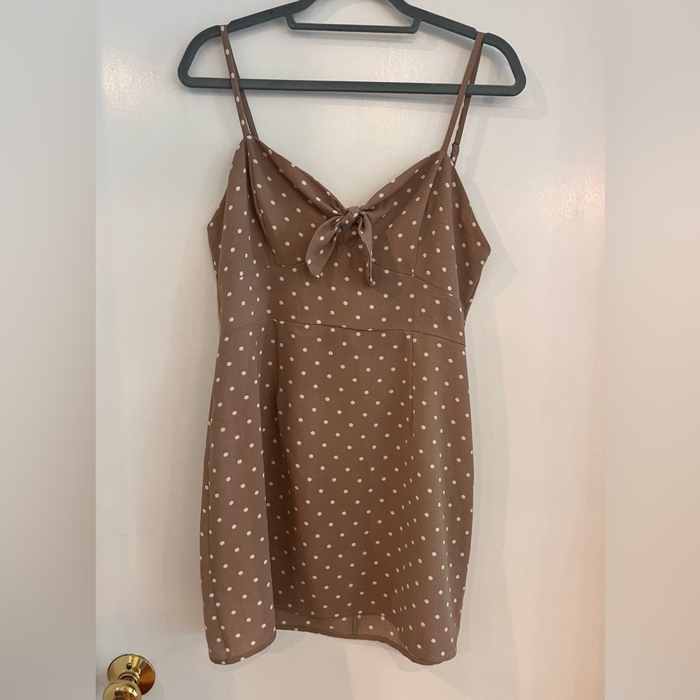 Modern Renewal Polka Dot Dress